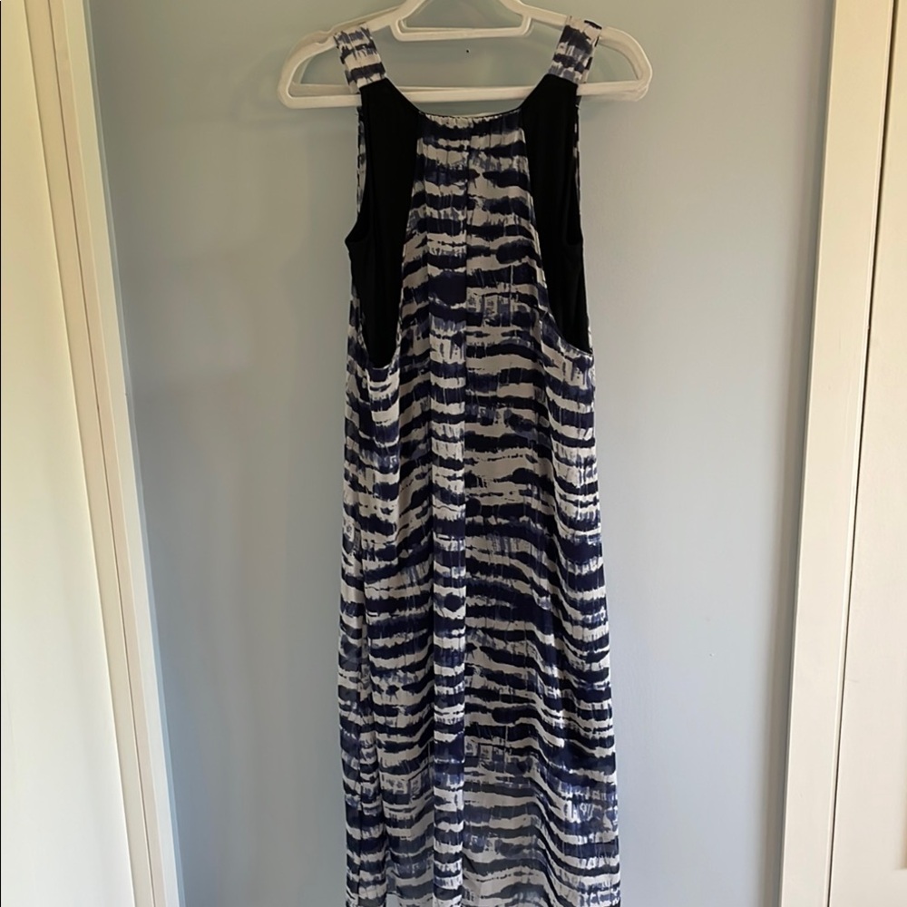 Point Zero Navy and White Sleeveless Maxi Dress, size medium - Picture 15 of 15